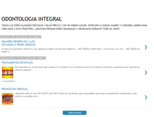 Tablet Screenshot of odontologia-integral.blogspot.com