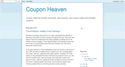 Desktop Screenshot of couponheaven.blogspot.com