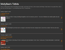 Tablet Screenshot of mollybee-tidbits.blogspot.com