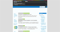Desktop Screenshot of lowongan16.blogspot.com
