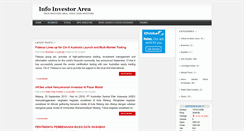 Desktop Screenshot of infoinvestorarea.blogspot.com