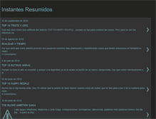 Tablet Screenshot of instantesresumidos.blogspot.com