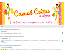 Tablet Screenshot of casualcolorscalcados.blogspot.com