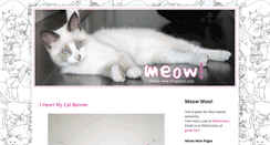 Desktop Screenshot of meow-wow.blogspot.com