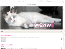 Tablet Screenshot of meow-wow.blogspot.com