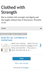Mobile Screenshot of clothedwithstrength.blogspot.com