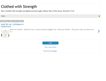 Tablet Screenshot of clothedwithstrength.blogspot.com