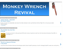 Tablet Screenshot of monkeywrenchrevival.blogspot.com