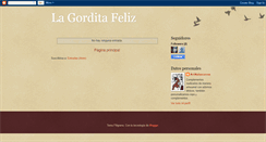 Desktop Screenshot of gorditafeliz.blogspot.com