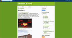 Desktop Screenshot of labatalladetarqui.blogspot.com