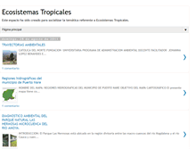 Tablet Screenshot of ecosistemastropicalesucn.blogspot.com