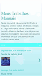 Mobile Screenshot of gladis-meustrabalhosmanuais.blogspot.com