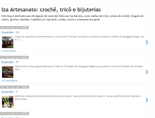 Tablet Screenshot of iza-artesanato.blogspot.com