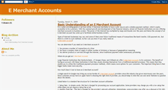 Desktop Screenshot of emerchantaccount.blogspot.com