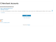 Tablet Screenshot of emerchantaccount.blogspot.com