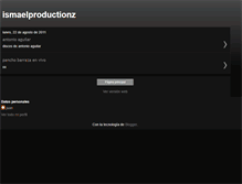 Tablet Screenshot of ismaelproductionz.blogspot.com