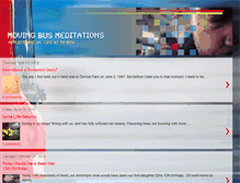 Tablet Screenshot of movingbusmeditations.blogspot.com