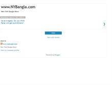 Tablet Screenshot of nybangla.blogspot.com