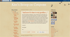 Desktop Screenshot of kimsscooponcoupons.blogspot.com