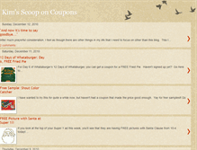 Tablet Screenshot of kimsscooponcoupons.blogspot.com