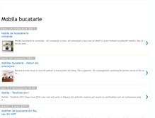 Tablet Screenshot of mobila-bucatarie.blogspot.com
