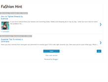 Tablet Screenshot of fashionhint.blogspot.com
