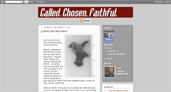 Desktop Screenshot of called-chosen-faithful.blogspot.com