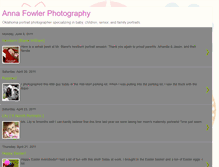Tablet Screenshot of annafowlerphotography.blogspot.com