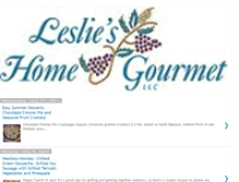 Tablet Screenshot of leslieshomegourmet.blogspot.com