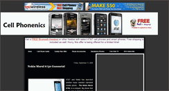 Desktop Screenshot of cellphonenics.blogspot.com