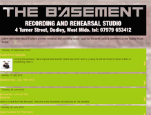 Tablet Screenshot of dudleybasementstudio.blogspot.com