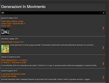 Tablet Screenshot of generazioni-in-movimento.blogspot.com