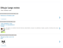 Tablet Screenshot of dibujoluegoexisto.blogspot.com