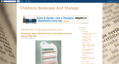 Desktop Screenshot of childrensbookcaseandstoragez.blogspot.com