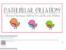 Tablet Screenshot of caterpillarcreationsboutique.blogspot.com