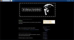 Desktop Screenshot of elchicoinvisible.blogspot.com