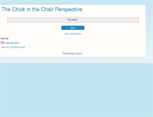 Tablet Screenshot of chickinthechairperspective.blogspot.com