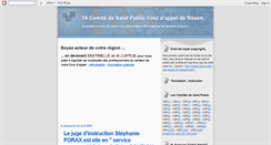 Desktop Screenshot of comite-salut-public-cour-appel-76.blogspot.com