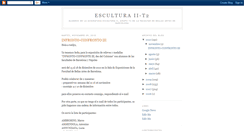 Desktop Screenshot of escultura2-t2.blogspot.com