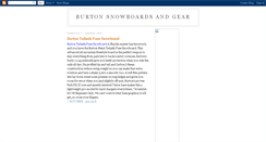 Desktop Screenshot of burtonsnowboardgear.blogspot.com