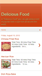 Mobile Screenshot of delecious-food.blogspot.com
