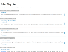 Tablet Screenshot of petermaylive.blogspot.com