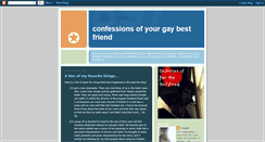 Desktop Screenshot of confessionsofyourgaybestfriend.blogspot.com