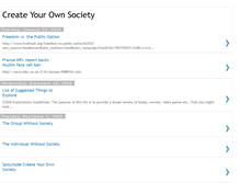 Tablet Screenshot of createsociety.blogspot.com