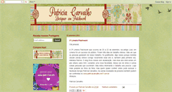 Desktop Screenshot of patriciacarvalhodesigner.blogspot.com