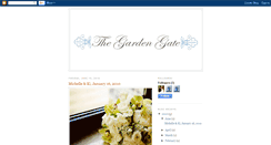 Desktop Screenshot of gardengatefloral.blogspot.com