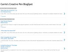 Tablet Screenshot of carriescreativepenblogspot.blogspot.com