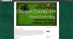 Desktop Screenshot of chestercounty4h.blogspot.com