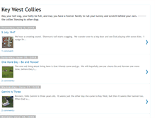 Tablet Screenshot of keywestcollies.blogspot.com