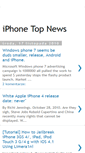 Mobile Screenshot of iphonetopnews.blogspot.com